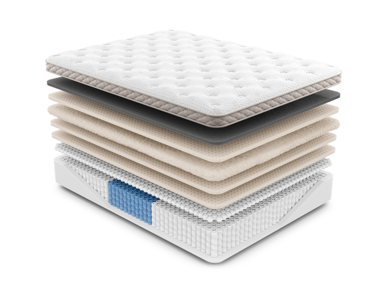 Sleepm BioCrystal mattress layers