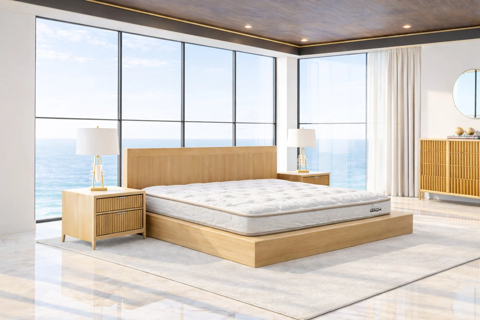 The Luxury Topper, by the sea